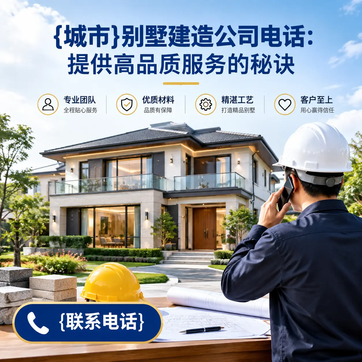 习水别墅建造公司电话:提供高品质服务的秘诀