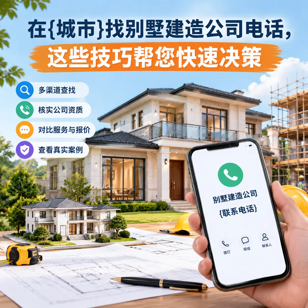 在习水找别墅建造公司电话，这些技巧帮您快速决策
