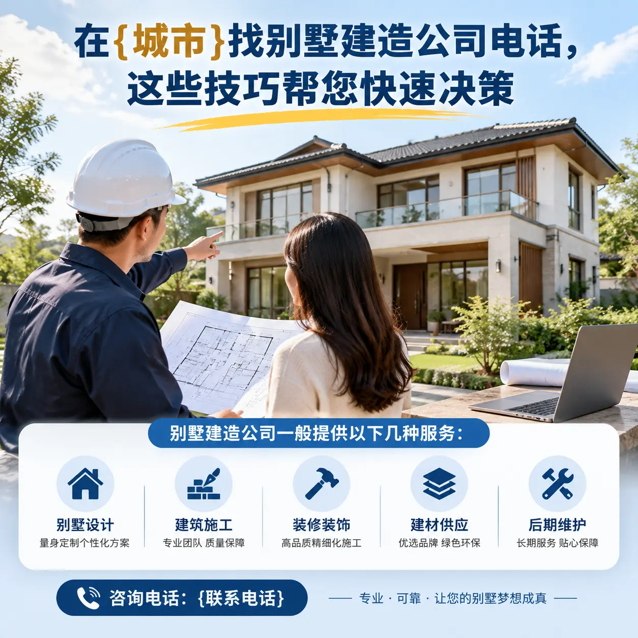 在习水找别墅建造公司电话，这些技巧帮您快速决策